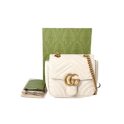 Gucci Marmont Bag Small Square White